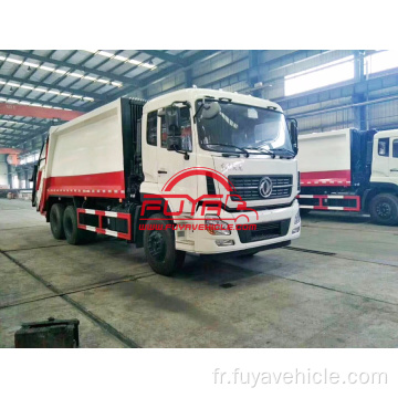 Camion à ordures de chargeur arrière dongfeng